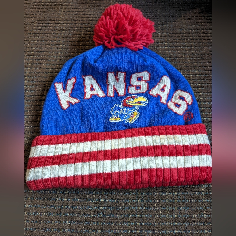 Adidas Kansas University winter hat